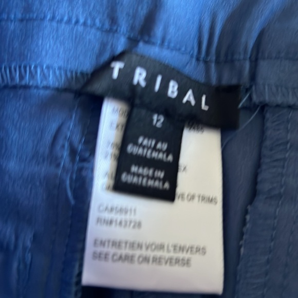 Stitch fix blue cuffed cropped trousers size 12 - Picture 5 of 9